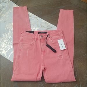 J BRAND Maria High Rise Skinny Distressed Jeans